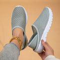 Damen Atmungsaktive Slip-On Freizeitschuhe