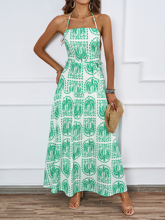 Damen Maxi-Kleid mit verspieltem Muster und eleganter Silhouette R&B