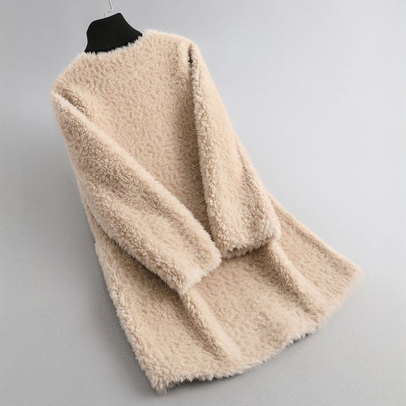 R&B | Teddyjacke Locker Schnitt Weich und Winterbereit