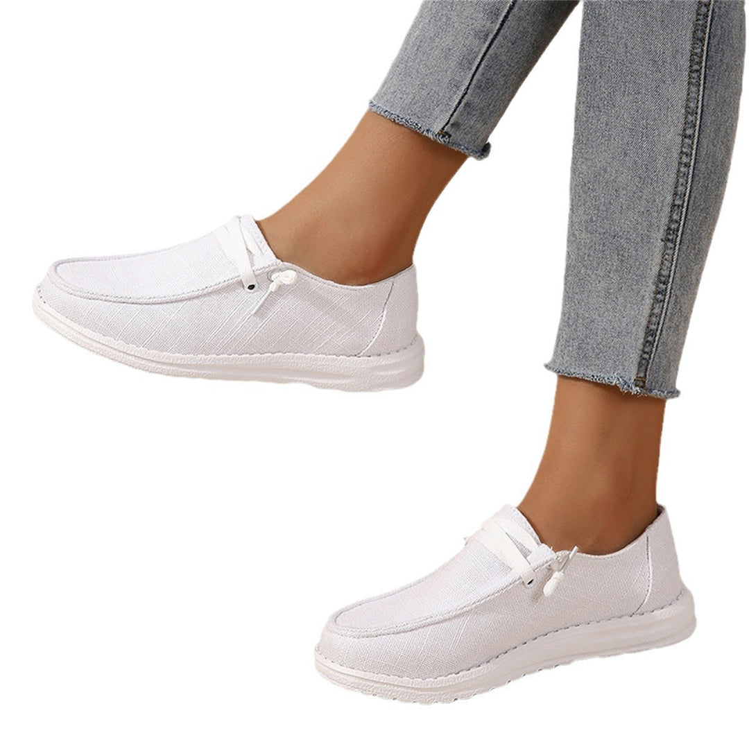 Damen bequeme Slip-On Freizeitschuhe mit leichtem Obermaterial R&B
