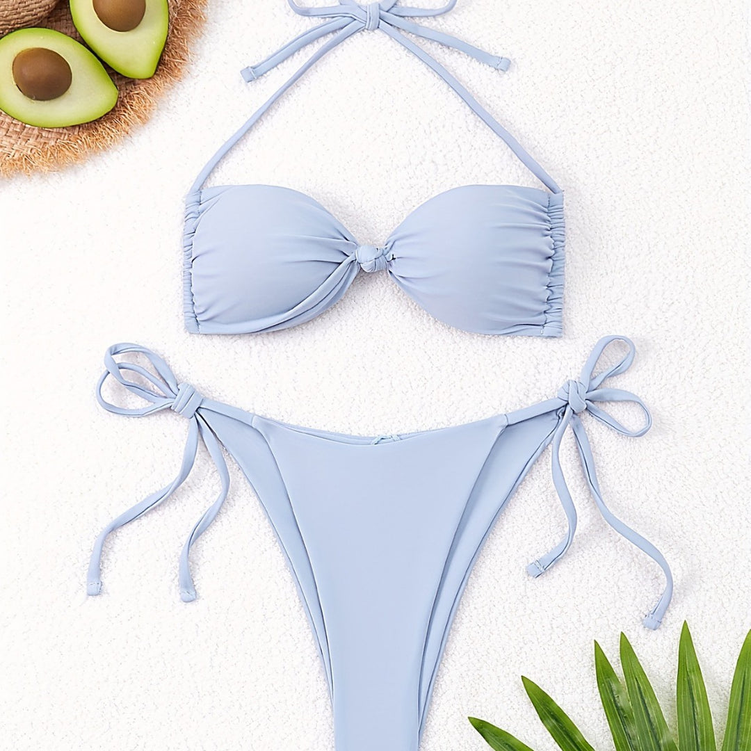 Damen Bandeau-Bikini mit tausend Möglichkeiten zur Anpassung R&B