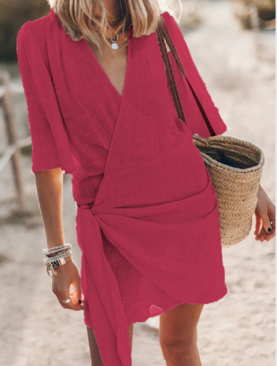 Damen Wickelkleid R&B