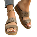 Damen Komfortable Riemchen-Sandalen mit atmungsaktivem Obermaterial R&B