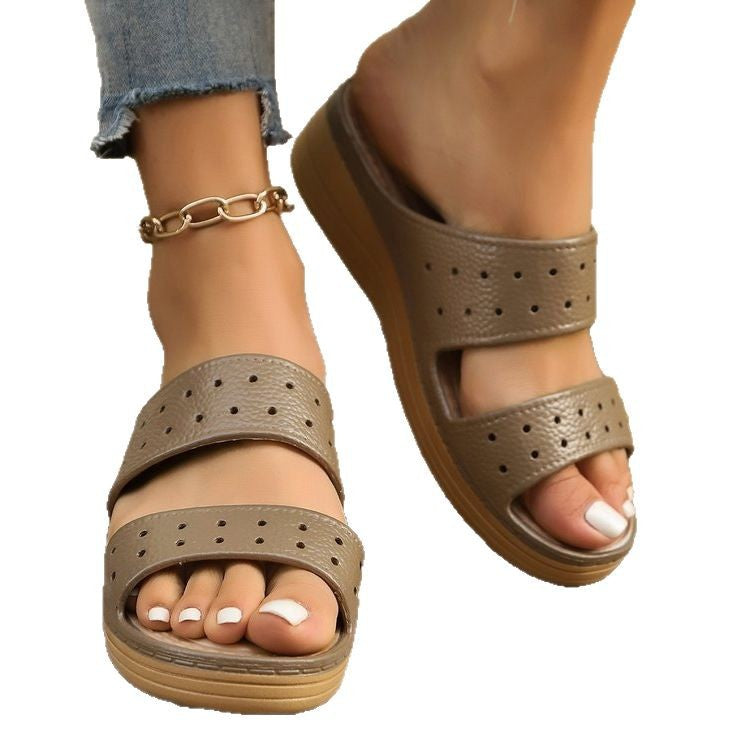 Damen Komfortable Riemchen-Sandalen mit atmungsaktivem Obermaterial R&B