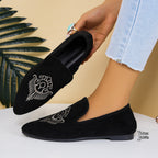 Damen Witzige Mokassins mit elegantem Lochmuster und modischem Detail R&B