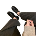 Damen Elegante Schnürschuhe mit modischem Schnallenakzent R&B