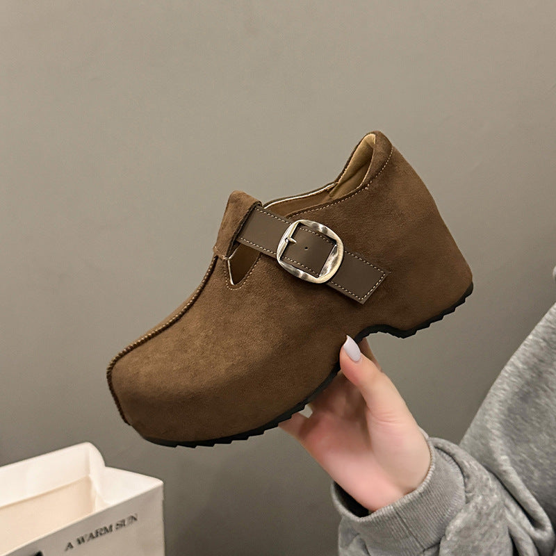 Damen Clogs mit modischem Riemen und bequemer Innensohle R&B
