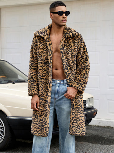 Herren Langhaarmantel R&B