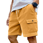 Herren Cargo-Shorts mit schmalem Schnitt und praktischen Seitentaschen R&B