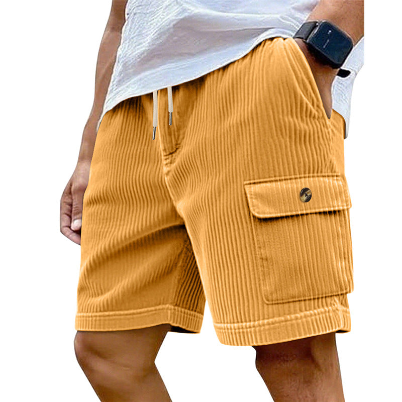 Herren Cargo-Shorts mit schmalem Schnitt und praktischen Seitentaschen R&B