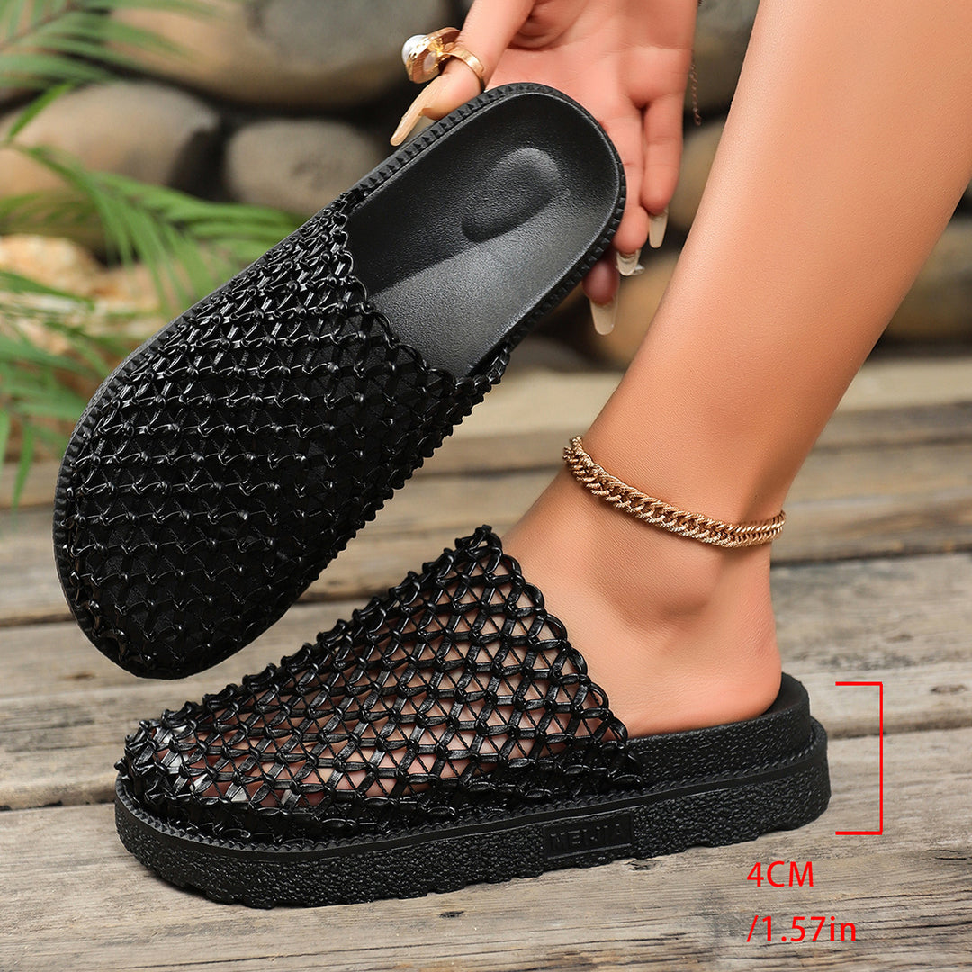Damen Clogs mit modernem Netzdesign und rutschfester Sohle R&B