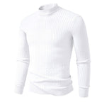 Herren Rollkragenpullover aus strukturiertem Strickmaterial R&B