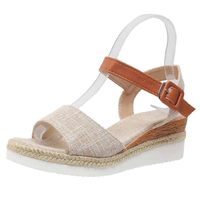 Damen Raffinierte Sandalen im Espadrille-Stil R&B