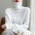 R&B | Rollkragenpullover Weicher Strickpullover Langärmliges Design