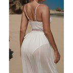 Damen Hochtaillierter Badeanzug mit eleganten Rippdetails R&B
