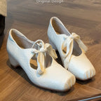 Damen Ballerinas im eleganten Schlangenlederlook mit dekorativem Schleifenakzent R&B