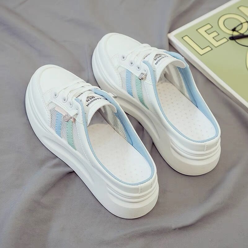 Damen Slip-On Sneakers mit atmungsaktiver Netzstruktur und bequemer Sohle R&B