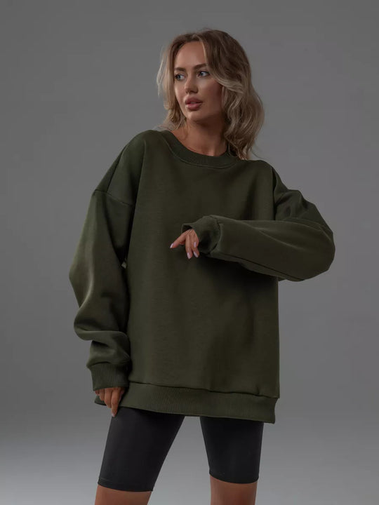 Damen oversized Komfort-Sweatshirt R&B