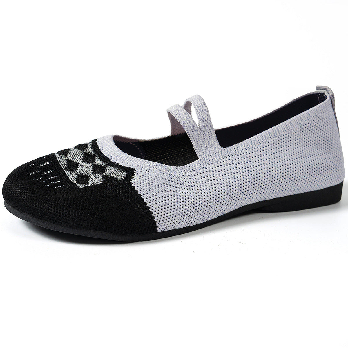 Damen atmungsaktive Strick-Ballerinas R&B