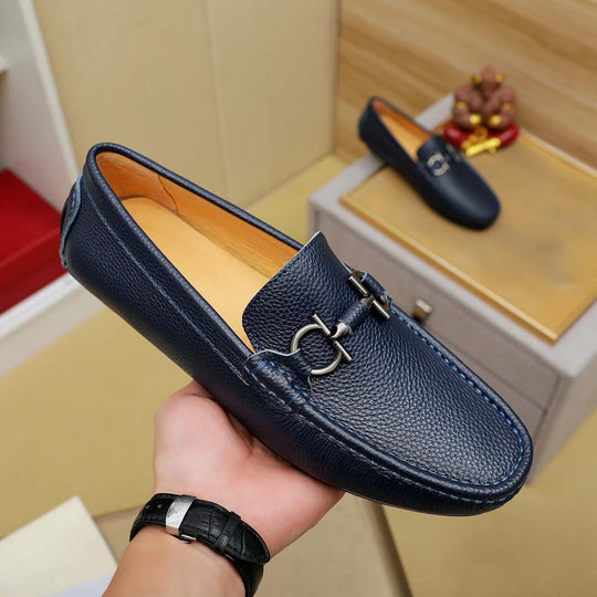 Damen Mokassins aus hochwertigem Leder mit elegantem Zierdetail R&B