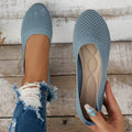 Damen Komfortable Ballerinas aus atmungsaktivem Netzmaterial R&B