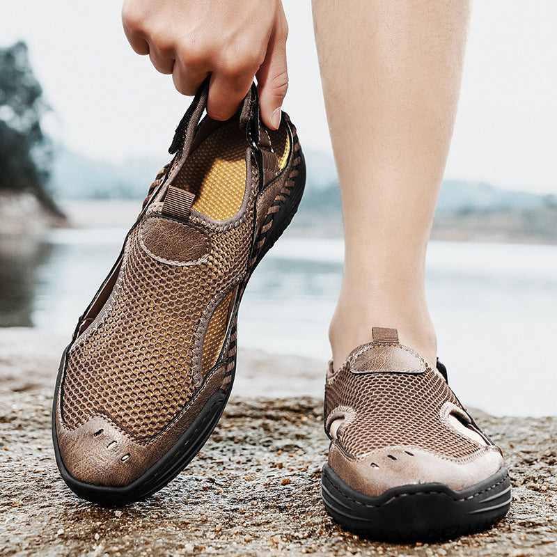 Damen Atmungsaktive Wassersportschuhe mit rutschfester Sohle und flexiblem Netzoberteil R&B