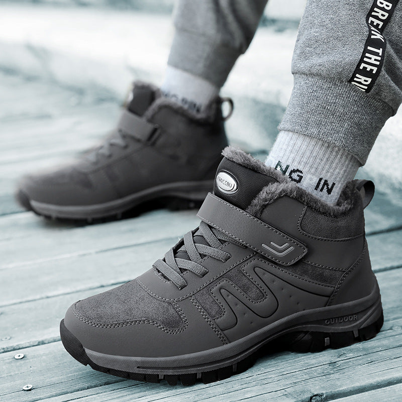 Damen Winterliche Trekkingstiefel mit rutschfester Sohle und isolierendem Futter R&B