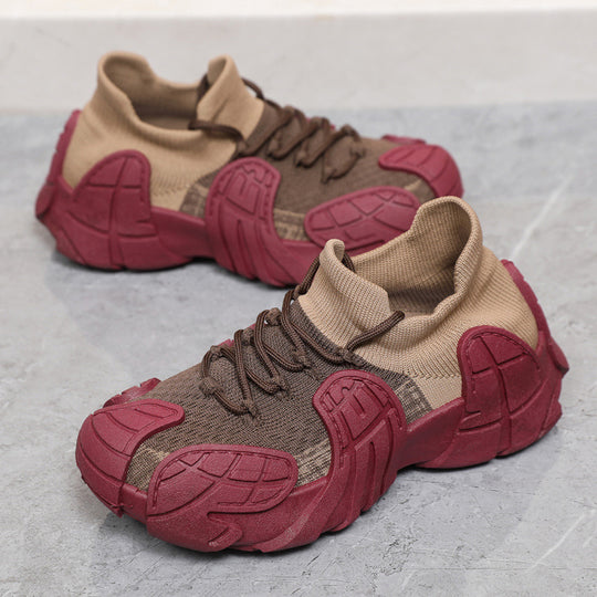 Damen Performance-Freizeitsneaker mit elastischer Strickkonstruktion und rutschfester Sohle R&B