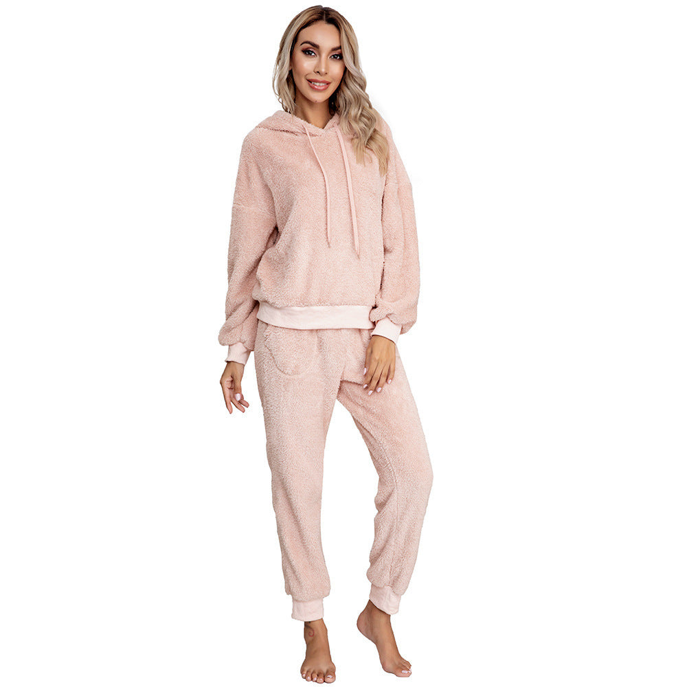 Damen Fleece-Hoodie Set R&B