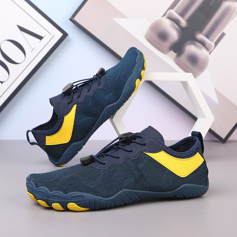 Damen Atmungsaktive Badeschuhe mit rutschfester Sohle und elastischem Schnürsystem R&B