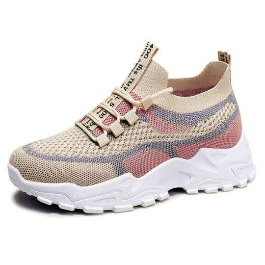 Damen Atmungsaktive Fitness-Sneaker mit flexiblem Netz-Obermaterial R&B