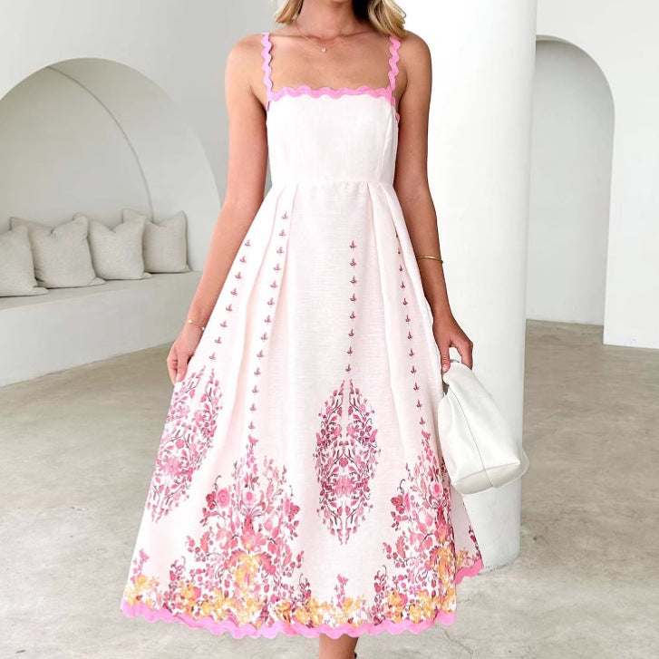Damen Midi-Kleid mit feinem Spitzenrüschendesign und floralen Details R&B