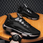 Damen Sportliche Luftpolster Sneakers mit atmungsaktiver Mesh-Oberfläche und dämpfender Sohle R&B