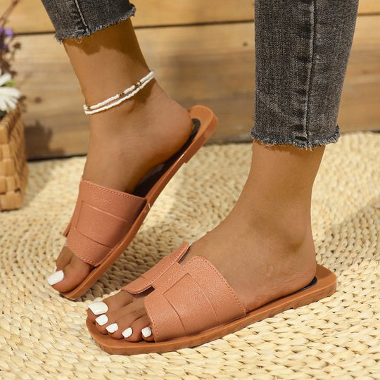 Damen Komfort-Sandalen mit modischer Verschlussapplikation R&B