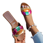Damen Modische Riemchen-Sandalen mit elegantem Schleifen-Design und komfortabler Fußbettung R&B