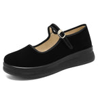 Damen Elegante und bequeme Mary Jane Schuhe mit verstellbarem Riemen