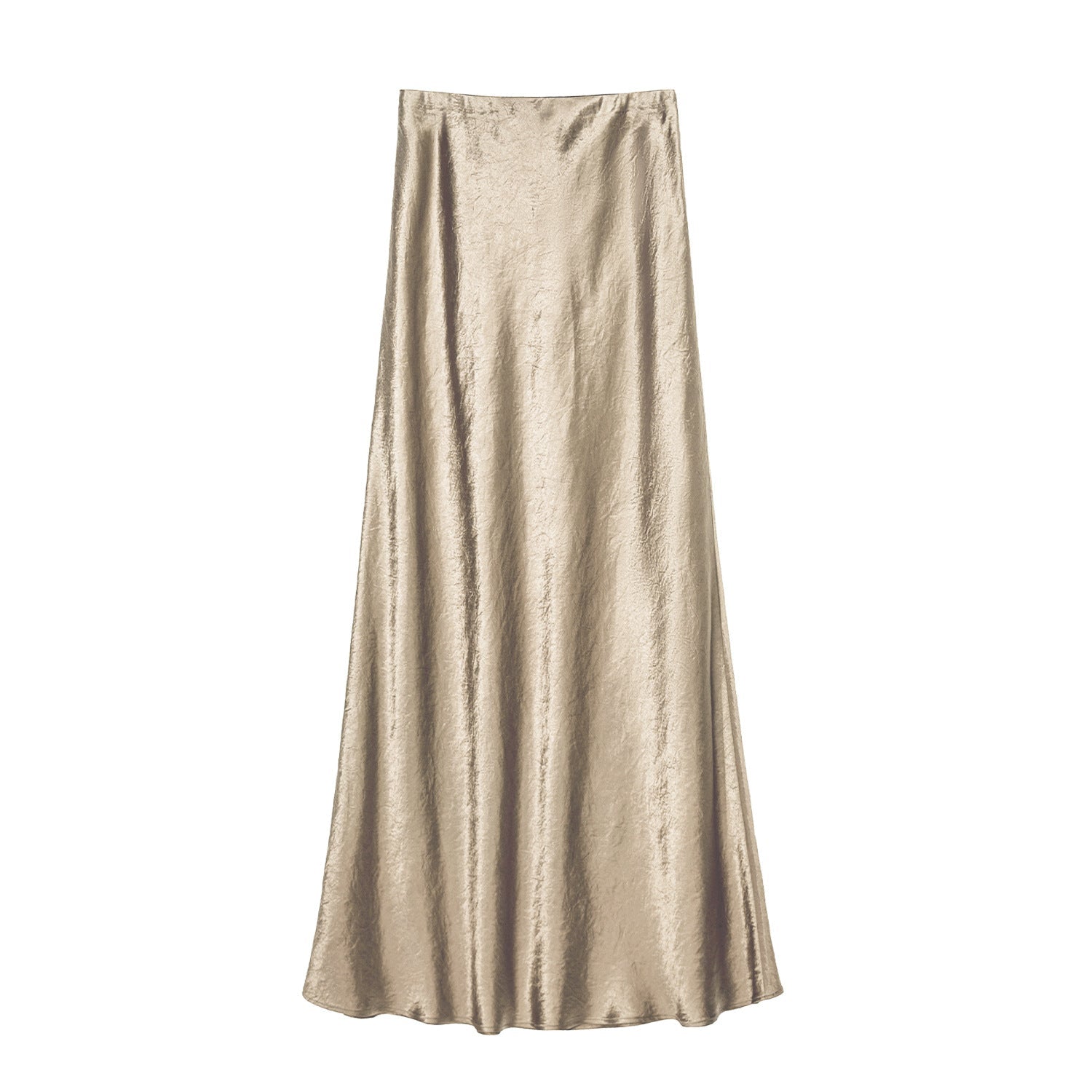 Damen Eleganter Maxirock aus satinierter Viskose R&B