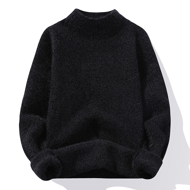 Damen Hochabschließend Pullover mit strukturierter Oberfläche