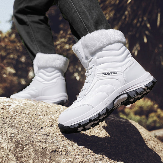Herren Winterstiefel mit isolierender Fütterung und rutschfester Sohle R&B