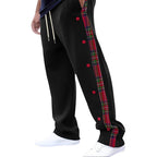 Damen Sportliche Freizeithose mit Knopfleiste R&B
