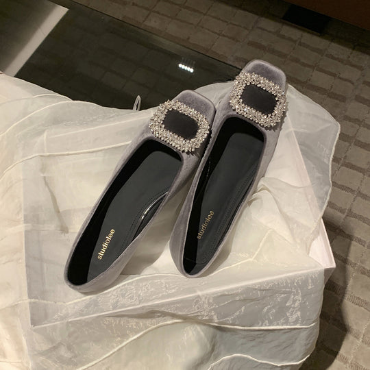 Damen Elegante Pumps mit funkelndem Schmuckdetail und bequemer Polsterung R&B