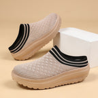 Damen Komfortable Clogs mit elastischem Einsätzen und atmungsaktivem Obermaterial