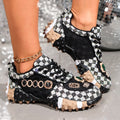 Damen Elegante Strass-Sneaker R&B