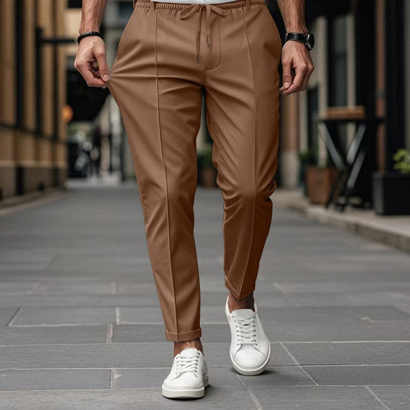 Herren modische Slim-Fit Jogginghose mit elastischem Bund und praktischen Seitentaschen R&B