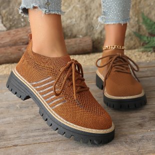 Damen Atmungsaktive und bequeme Sneaker mit auffälliger Sohle R&B