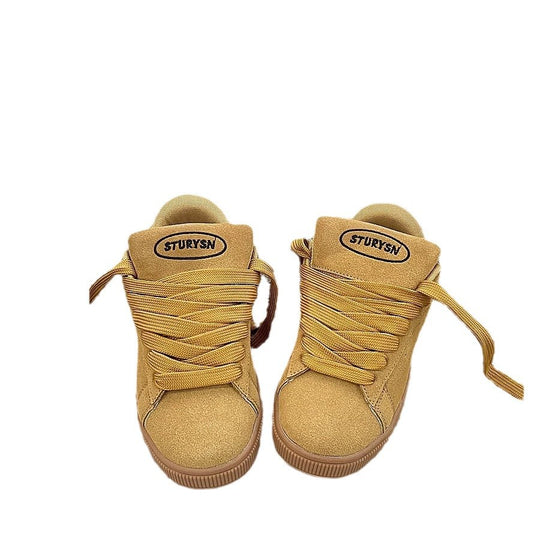 Damen Sneakers aus hochwertigem Wildleder mit bequemen Schnürsystem R&B