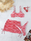 Damen Bikini Set mit verspieltem Rock R&B
