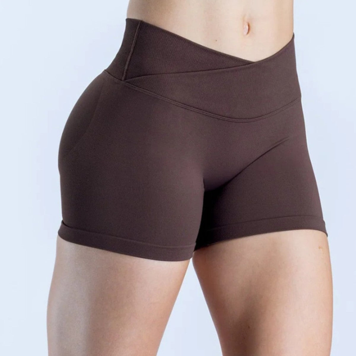Damen Sportliche Shorts mit hohem Bund und figurformendem Schnitt R&B