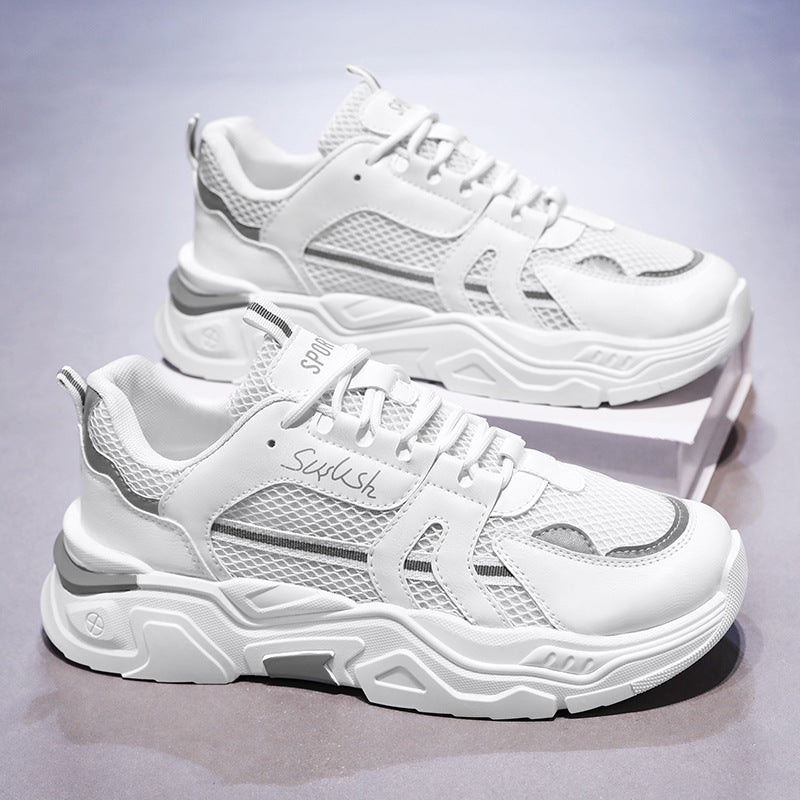 Damen Sportliche Sneakers mit atmungsaktiver Mesh-Konstruktion und stoßdämpfender Sohle