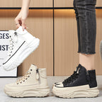 Damen Hochformatige Sneaker mit praktischer Reißverschlussseite R&B